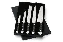 Coffret 5 couteaux Güde Alpha en acier forgé