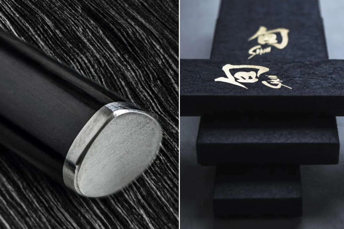 Coffret 3 couteaux japonais Kai Shun Damas