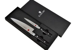 Coffret 2 couteaux japonais Kasumi Standard lames damas
