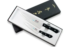 Coffret 2 couteaux japonais MAC Chef alvéolés : Universel 13cm + Chef 20cm