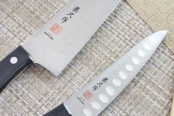 Coffret 2 couteaux japonais MAC Chef alvéolés : Universel 13cm + Chef 20cm