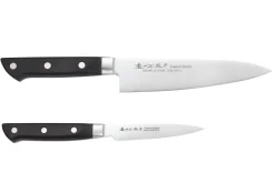 Coffret 2 couteaux japonais Satake Cutlery ABS chef 18cm + office 9cm