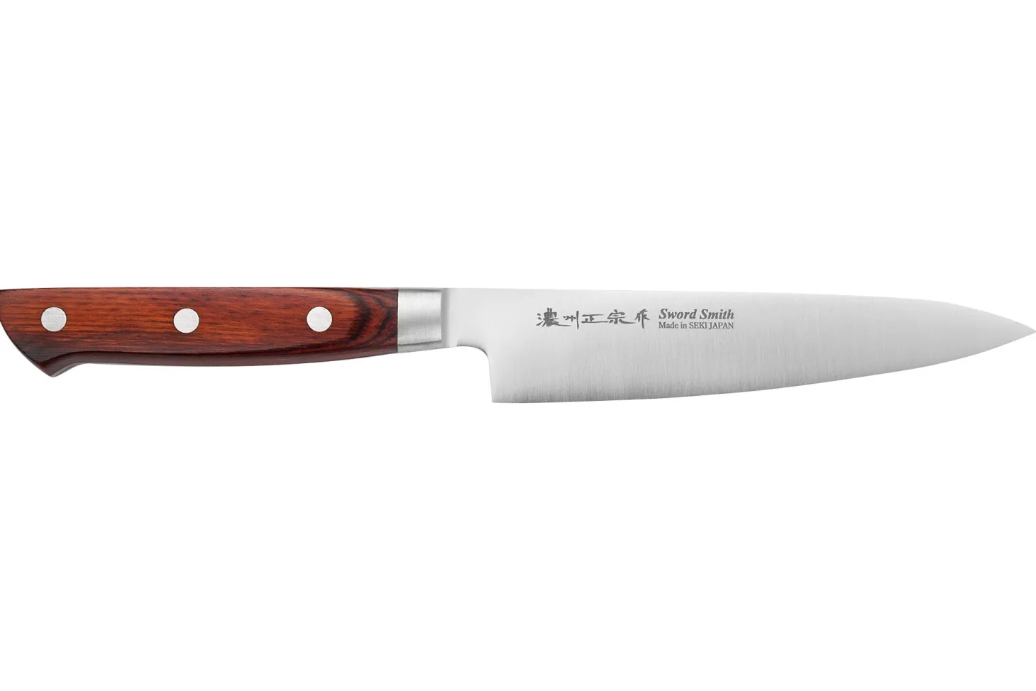 Coffret 2 couteaux japonais Satake Cutlery Brown Pakkawood chef + office