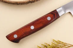 Coffret 2 couteaux japonais Satake Cutlery Brown Pakkawood chef + office
