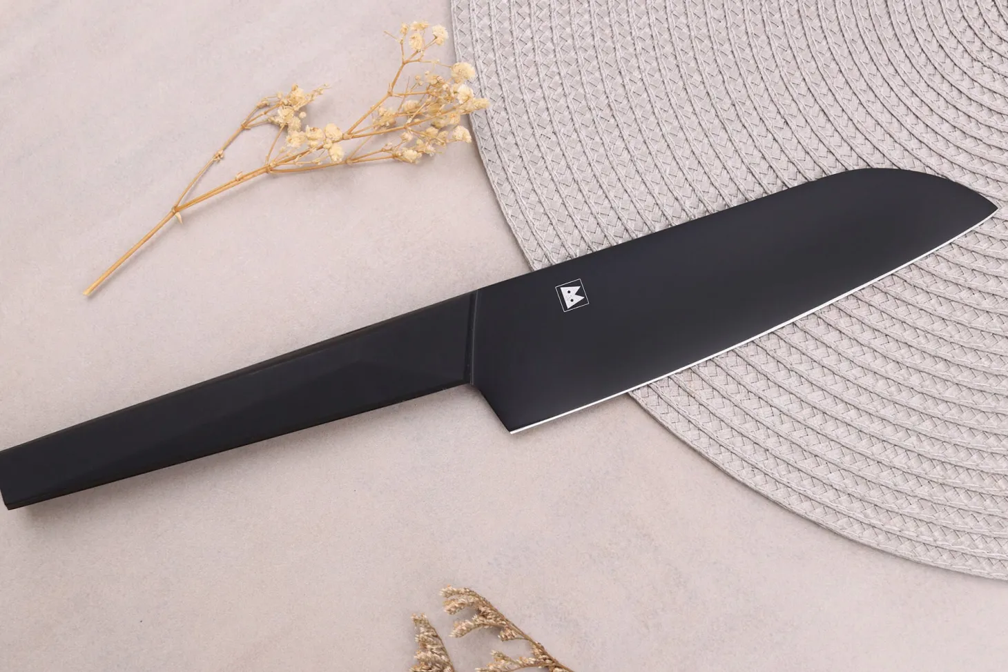 Coffret 3 couteaux japonais Satake Cutlery Black santoku + universel + office