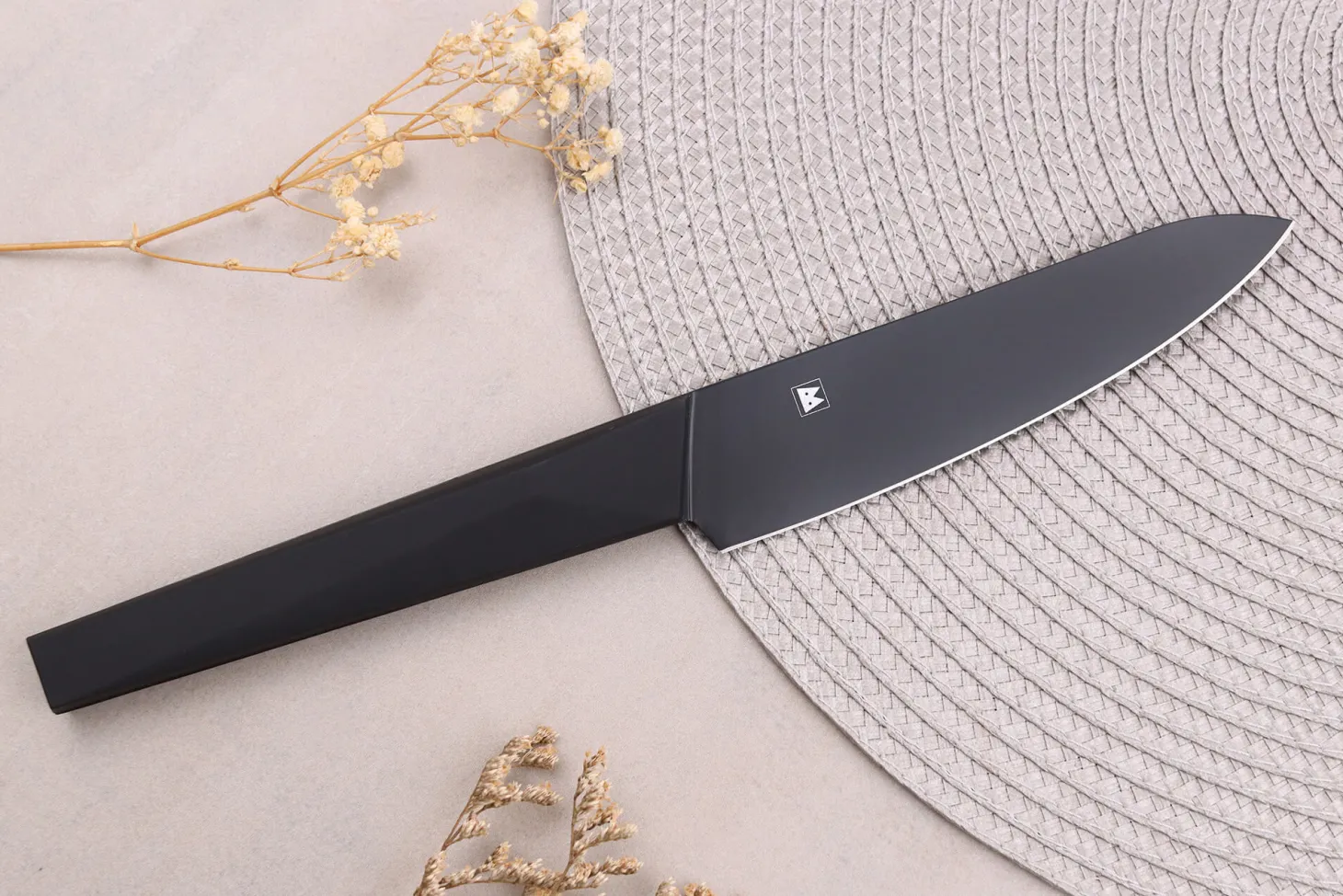 Coffret 3 couteaux japonais Satake Cutlery Black santoku + universel + office