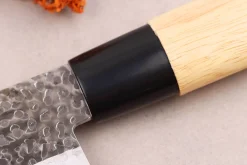 Coffret 3 couteaux japonais Satake Cutlery Tsuchime chef + santoku + deba