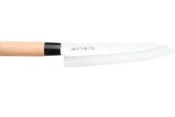 Coffret 3 couteaux japonais Satake Cutlery Tsuchime chef + santoku + deba