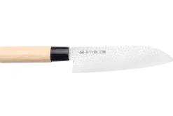 Coffret 3 couteaux japonais Satake Cutlery Tsuchime chef + santoku + deba