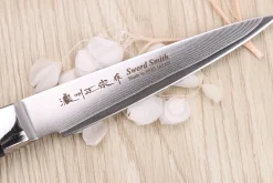Coffret 3 couteaux japonais Satake Cutlery damas 69 couches chef + universel + office