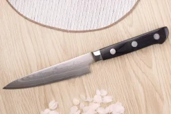 Coffret 3 couteaux japonais Satake Cutlery damas 69 couches chef + universel + office