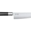 Coffret 3 couteaux Kai Wasabi Black : Universel 10cm et 15cm et Santoku 16,5cm