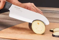 Coffret 3 couteaux Kyocera céramique santoku + office + petit office