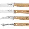 Coffret 4 couteaux Opinel Les Essentiels manche hêtre