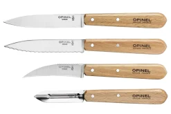 Coffret 4 couteaux Opinel Les Essentiels manche hêtre