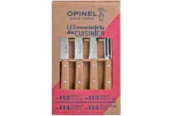 Coffret 4 couteaux Opinel Les Essentiels manche hêtre