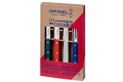 Coffret 4 couteaux Opinel Les Essentiels Primo manches en bois de charme multicolores