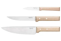 Coffret 3 couteaux Opinel Parallèle Office + Découper + Chef