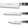 Coffret 3 couteaux SABATIER Idéal Inox 100% forgé et français