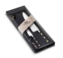 Coffret couteaux SABATIER Idéal Laiton Office 10cm + Chef 20cm
