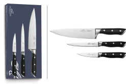 Coffret 3 couteaux Sabatier International Hercules Office 9cm + Universel 12cm + Chef 20cm