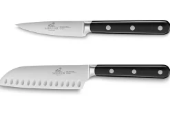 Coffret 2 couteaux Sabatier International Egide Office 9cm + Mini santoku 12cm