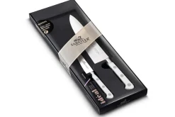 Coffret 2 couteaux Sabatier Toque blanche 100% forgés Office + Chef