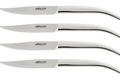 Coffret 4 couteaux à steak Arcos The Origin forgés en inox monobloc lame lisse 11cm