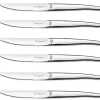 Coffret 6 couteaux à steak dentelés LOU LAGUIOLE Jet tout inox