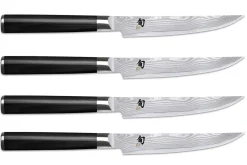 Coffret 4 couteaux à steak japonais Shun Classic lames 12,5cm