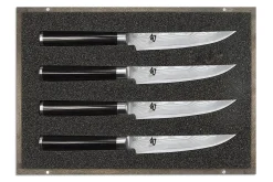 Coffret 4 couteaux à steak japonais Shun Classic lames 12,5cm