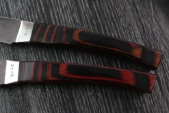 Coffret 4 couteaux à steak japonais Kanetsugu Nami damassées 4 coloris