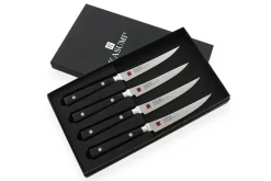 Coffret 4 couteaux à steak Kasumi Standard lame Damas