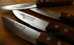 Coffret 6 couteaux à steak Trappeur Au Nain lames dentelées - Qualité française