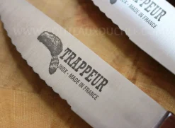 Coffret 6 couteaux à steak Trappeur Au Nain lames dentelées - Qualité française