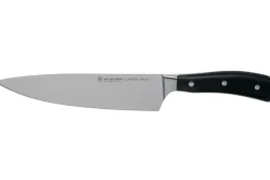 Coffret 3 couteaux Wüsthof Classic Ikon forgés - office 9cm + tranchelard 20cm + chef 20cm