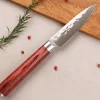 Coffret 2 couteaux Wusaki Pakka X50 pakkawood Santoku + Office