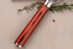 Coffret 2 couteaux Wusaki Pakka X50 pakkawood Santoku + Office