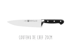 Coffret 2 couteaux Zwilling Professionnal S forgés Office + Chef