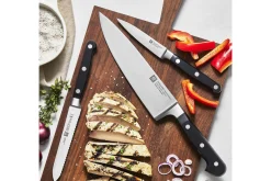 Coffret 3 couteaux Zwilling Professionnals S forgés Office + Trancheur + Chef