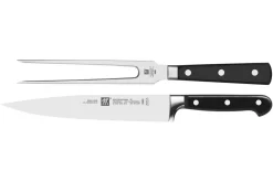 Coffret à découper Zwilling Professional S forgé Fourchette à viande et couteau à trancher