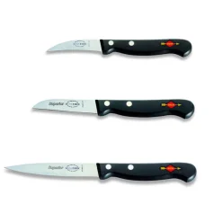 Coffret de 3 couteaux de cuisine pro DICK SUPERIOR éplucheur+légumes+universel