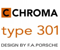 Coffret de 3 couteaux design Chroma Type 301 Design by F.A. Porsche martelés