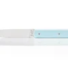 Coffret de 6 couteaux de table faits mains Perceval 9.47 bleu ciel