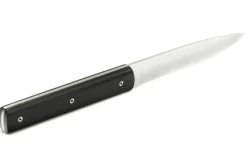 Coffret de 6 couteaux de table faits mains Perceval 9.47 en ébène du Gabon