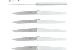Coffret de 6 couteaux de table Forge de Laguiole J-M Wilmotte X Cyril Lignac manches en aluminium