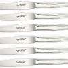 Coffret de 6 couteaux de table Laguiole Village Aéro en inox brillant