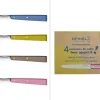 Coffret de 4 couteaux de table Opinel Bon Appétit Campagne n°125 lames 11cm en inox manches en charme