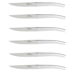 Coffret de 6 couteaux de table Thiers Au Nain tout inox