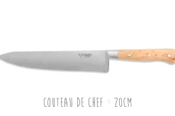 Coffret de 3 couteaux en genévrier Laguiole en Aubrac : Office + Universel + Chef